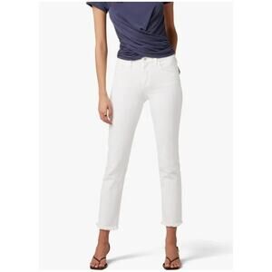 Joe's Jeans White Skinny Frayed Ankle Jean